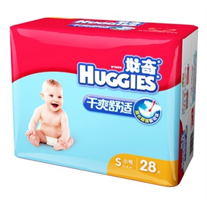 好奇 干爽舒适纸尿裤小号S28*6包/箱