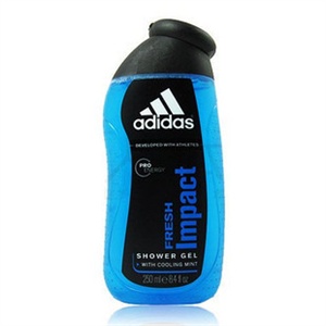 货到付款 阿迪达斯 adidas男士沐浴露250ml 浴液 香型--纵情