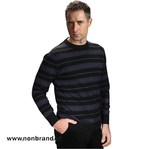 【nonbrand】经典圆领全电脑提花毛衫