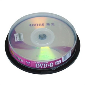 【当当自营】 Unis 紫光 DVD+R 16X 4.7GB 钻石系列 10片桶装 刻录光盘