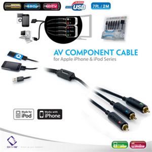 香港卡登仕 苹果 iphone4 3GS/3G ipad 2 视频线 AV线