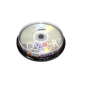 飞利浦 DVD+R 16X 盒装 10片装 刻录盘/YXW