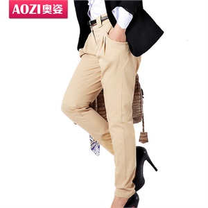 【品牌直供】挺拔英姿 Aozi奥姿 2011秋装新款韩版OL休闲低腰小脚铅笔裤 ZG055
