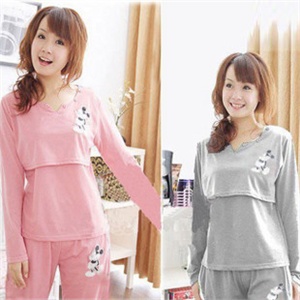 星琦舞 孕妇套装 薄款家居服孕妇装月子服哺乳装 YZ哺乳套装