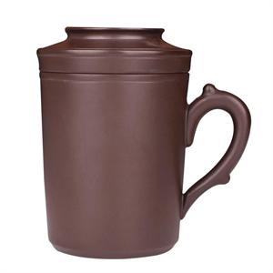 【茗臣尚品】宜兴紫 砂杯 祥云滤叶杯 办公杯 原矿*泥
