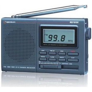 乐信RF1202高灵敏度全波段收音机 品牌 收音机 小巧