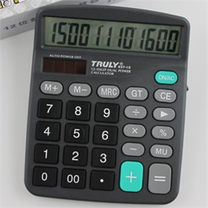 TRULY 信利 837-12 计算器 837 原装正品