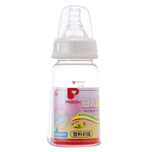 Pigeon 贝亲标准母乳实感塑料奶瓶 120ML