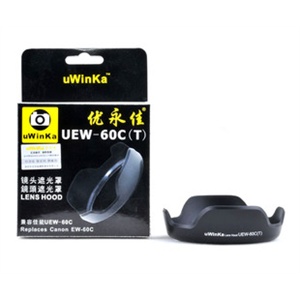 优永佳 EW-60C 卡口遮光罩 佳能 18-55mm 550D 500D套机镜头适用Y