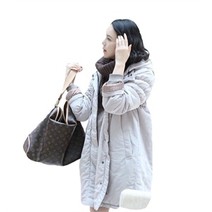 星崎舞韩版孕妇装棉袄 孕妇装 修身孕妇棉袄 WM827