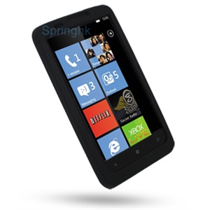 香港 Springhk HTC HD7 T9292 保护套 手机套 硅胶套 超柔软 黑
