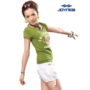 JoyNew 森女系纯棉运动舒适女休闲短裤 WK0015