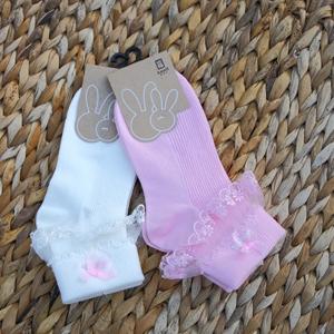 Annil安奈儿--童装官方正品10秋装女童甜美花边袜AM037238