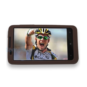 香港 Springhk HTC HD7 T9292 保护套 手机套 硅胶套 超柔软 咖啡
