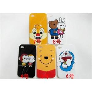 苹果 iphone 4 卡通壳 保护套 彩壳 背壳 保护壳 多色