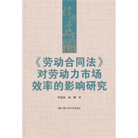 《劳动合同法》对劳动力市场效率的影响研究（经济学文库）