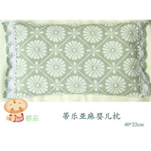 上海名牌*防伪认证/蒂乐亚麻婴儿枕*蚕砂枕DL311