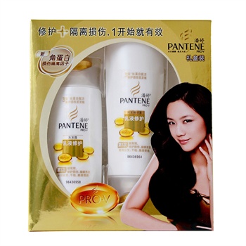 凑单品 pantene 潘婷 乳液修护洗护套装(洗发露80ml 精华素80ml)1元