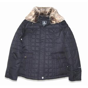 【品牌直供】威鹏专柜正品㊣黑色女间格立领单面便服398511〓原价830元