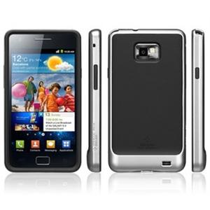 韩国SGP I9100 Galaxy S2 保护套 硅胶套 EX 边框+硅胶 时尚银