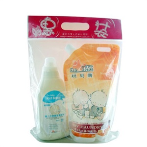 琪贝斯 婴儿衣物除菌柔顺剂600ml送婴儿除菌洗衣液1000ml