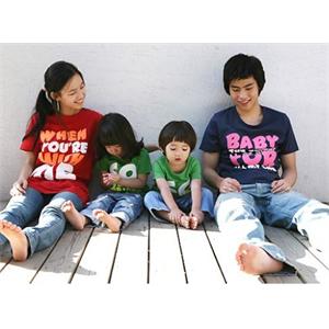 SMY 2011春夏新款 短袖情侣装亲子装圆领T恤B102