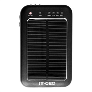 【当当自营】IT-CEO SC700U-5600mAh 太阳能充电器 黑