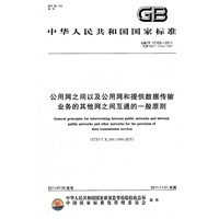 公用网之间以及公用网和提供数据传输业务的其他网之间互通的一般原则