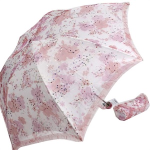 2012年新款 天堂伞 防紫外线 防晒 晴雨伞 341E朝花晨露 8号粉