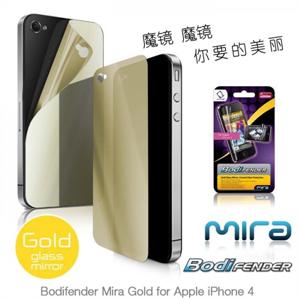 卡登仕 苹果 Apple iphone 4代 镜面后背膜 Mira系列 可做镜子 金