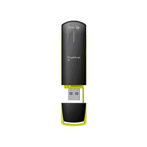 中兴 3G上网卡 AC581 黑绿流线设计 卡盖一体 蓝光指示灯