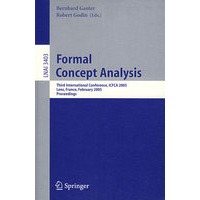 Formal Concept Analysis 形式概念分析/会议录
