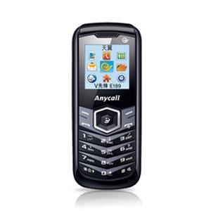 三星E189 时尚V型键盘设计 500组电话薄 CDMA