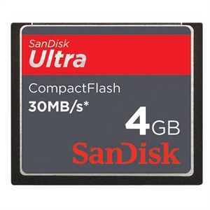 [当当销售配送]SanDisk 4GB 高速CF存储卡（30MB/s）