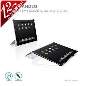 特价！Macally bookstand ipad 2 保护套 支架皮套 唤醒功能 浅灰