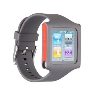 新!美国 Speck TimeToRock iPod Nano 6 摇滚表带 附耳线臂带 灰