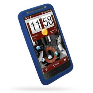 香港Springhk HTC Desire HD A9191 硅胶套 手机套 蓝色 送屏擦