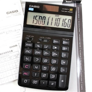 casio 卡西欧 jw200tv 计算器 晶砂黑 jw200