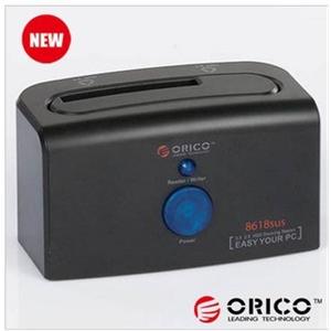 orico 8618sus硬盘座/硬盘盒支持2.5/3.5寸串口硬盘