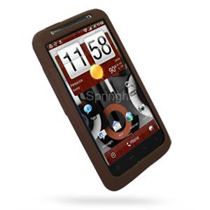 香港Springhk HTC Desire HD A9191 硅胶套 手机套 咖啡色 送屏擦