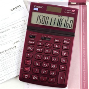 casio 卡西欧 jw200tv 计算器 醇酒红 200tv