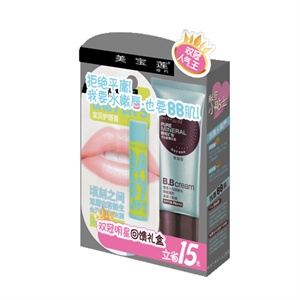 美宝莲 精纯矿物奇妙新颜乳液+美宝莲宝贝护唇膏-清凉薄荷