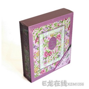 花卉相册 4R/6寸相册 200张盒装影集 6206 B款
