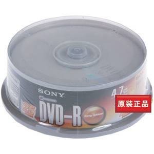 索尼 DVD+R/-R 刻录光盘 16X 25片装