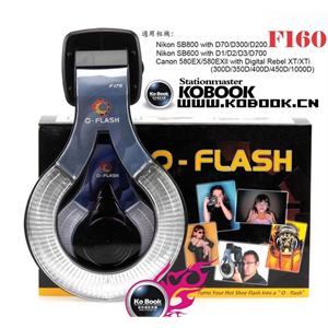 O-FLASH F160微距导光环形柔光罩 佳能580EX 300D/350D环形闪光灯