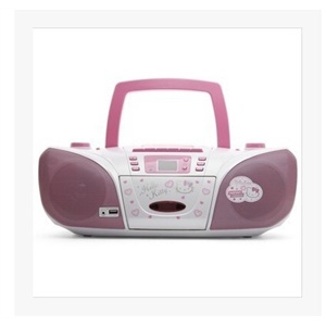 Hello Kitty KT-DV58凯啼猫 DVD机胎教机 CD机面包机 MP3 USB