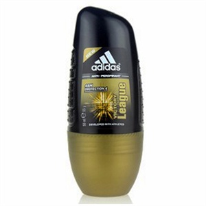 货到付款 adidas 阿迪达斯 男士止汗滚珠50ml 走珠香体液-征服