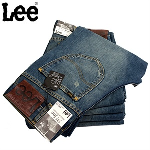 LEE 牛仔裤 男裤 中腰舒适小直脚裤 正品 专柜 743C-6353