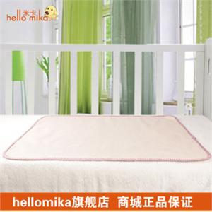 hellomika米卡 新生婴儿有机棉隔尿床垫 防水透气 L大号 夏季必备