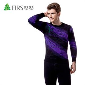 杉杉专柜正品男士保暖内衣护膝加厚男套装11903